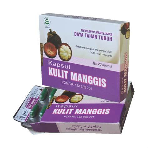 Jual Kapsul Ekstrak Kulit Manggis Obat Daya Tahan Tubuh Herbal Tazakka