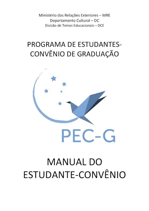 Pdf Manual Dos Estudantes Do Pec G Dokumentips