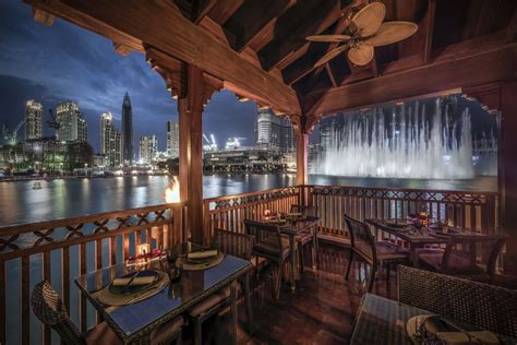 Thiptara Terrace Overlooking The Fountain And The Burj Khalifa