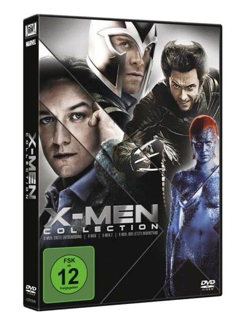 X Men Movies Collection 4 Dvds Jpc