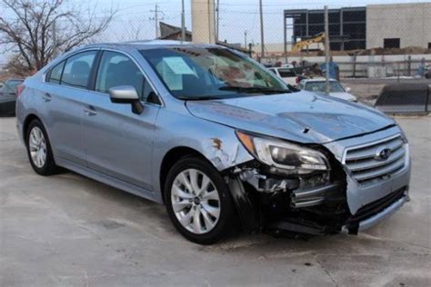 2016 Subaru Legacy Pzev Awd Wrecked Salvage Rebuilder Only 220 Miles