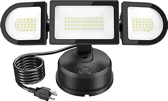 IMaihom 65W Flood Lights Outdoor 6500LM Plug In LED Flood Light With 3