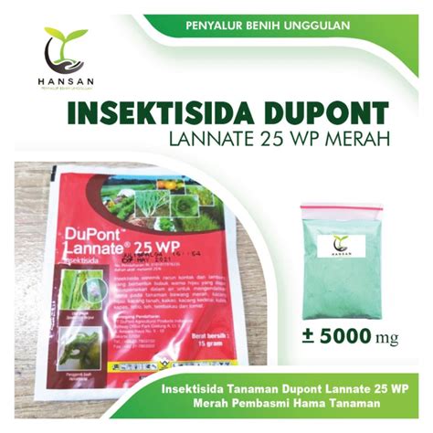 Jual Insektisida Tanaman Dupont Lannate Wp Merah Pembasmi Hama