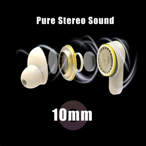 Multifunctional Smart Lcd Screen Display Bluetooth Earbuds Tws Earphone With Anc Pure Stereo