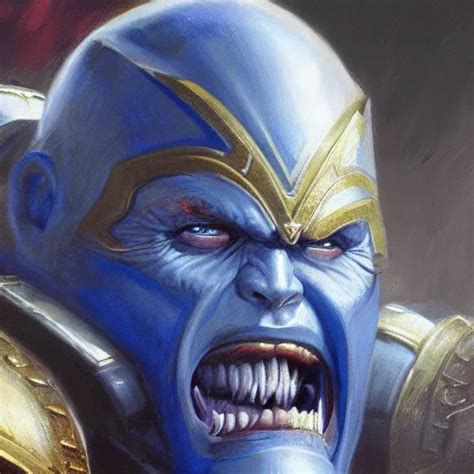 Roboute Guilliman Closeup Portrait Art By Donato Stable Diffusion