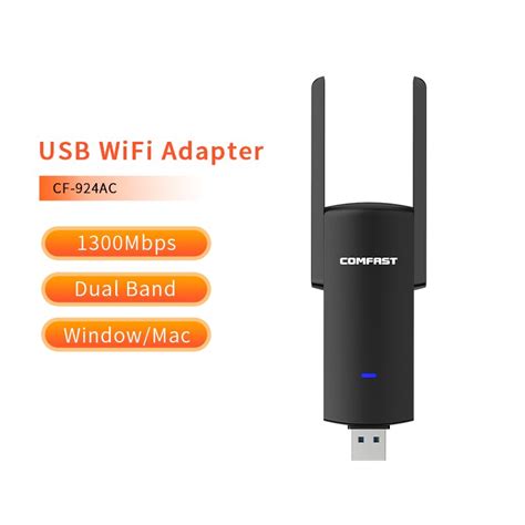 Comfast Adaptador Wifi Usb De Doble Banda Receptor Inal Mbrico De