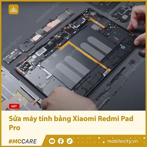 Bảng giá sửa máy tính bảng Xiaomi Redmi Pad Pro rẻ nhất tại Hà Nội Đà