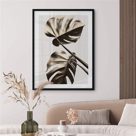 Poster X Studio Goldene Monstera Wall Art De