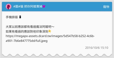 圖貓 把你阿嬤賣掉😈 寵物板 Dcard