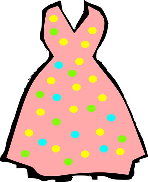 Pink Dress Clipart Free Download On Clipartmag