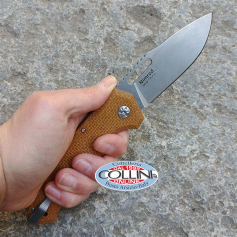 Maserin Nimrod Desert Micarta Design By T Rumici 480md Coltello