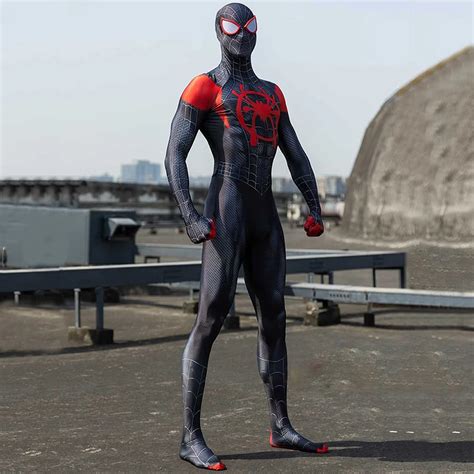 Disfraz Spiderman Miles Morales Ni O Cosplay Prueba Y Revisi N