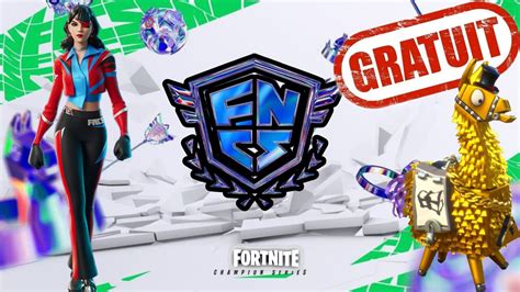 tournoi FNCS présentation skin gratuit sirène la championne disponible