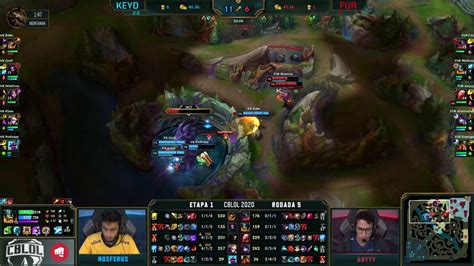 Cblol Vivo Keyd Vs Furia Highlights Fase De Pontos Youtube