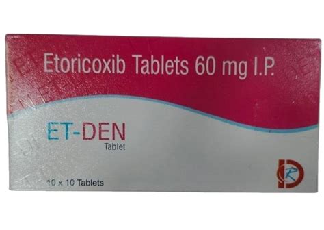 Etoricoxib 60 Mg Tablets At Rs 450 Box Pharma Tablets In New Delhi