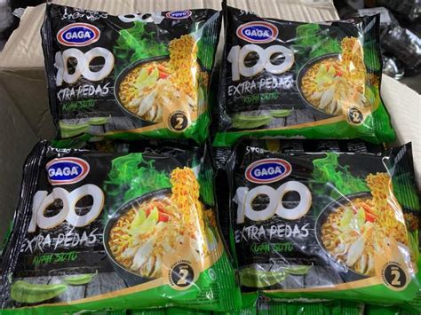 Paket Hemat Bungkus Mie Gaga Extra Pedas Kuah Soto Lazada Indonesia