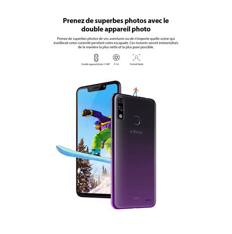 Infinix Hot Ecran Memoire Go Ram Go Connexion G MP Promo Sn
