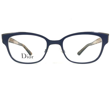 Christian Dior Eyeglasses Frames Montaigne N12 Mxq Blue Tortoise Gold 50 18 145 Ebay