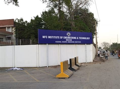 Redesign Of University Entrance Nfc Iet Multan