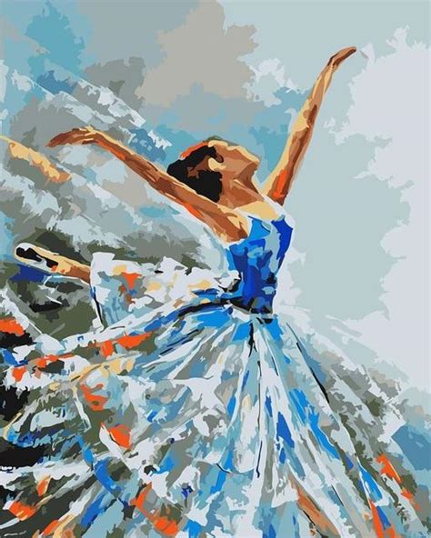 Ballet Dancing Paint By Number Paint By Numbers UK