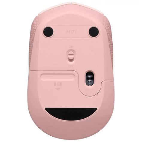 Mouse Sem Fio Logitech M170 USB 1000 DPI Rosa 910 006862