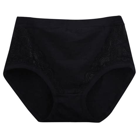 Hfyihgf High Waist Lace Underwear For Women Plus Size Cotton Seamless Sexy Panties Ladies