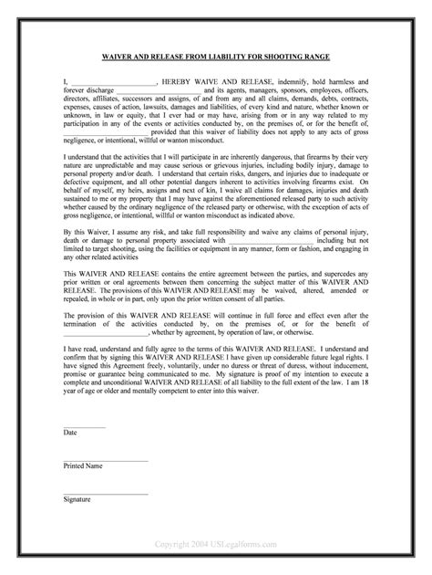 Accident Waiver And Release Of Liability I Hereby Form Fill Out And Sign Printable Pdf