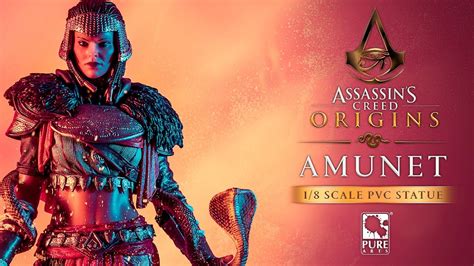 Purearts Assassins Creed Amunet The Hidden One Scale Pvc Statue