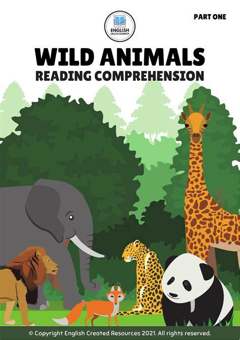 Wild Animals Reading Comprehension Worksheets