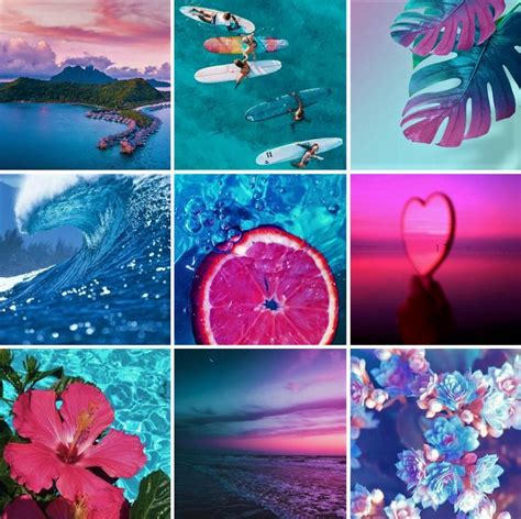 Bora Bora Citrus Surf Moodboard Adopt Idea Mood Board Design Mood