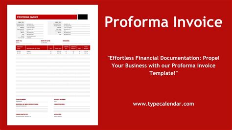 Free Printable Proforma Invoice Templates [word Excel Pdf]