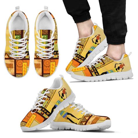 African Girl Design Men Sneakers Jorjune