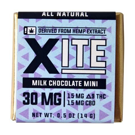 Xite Delta 9 Milk Chocolate Minis Cbd D9 Chocolate