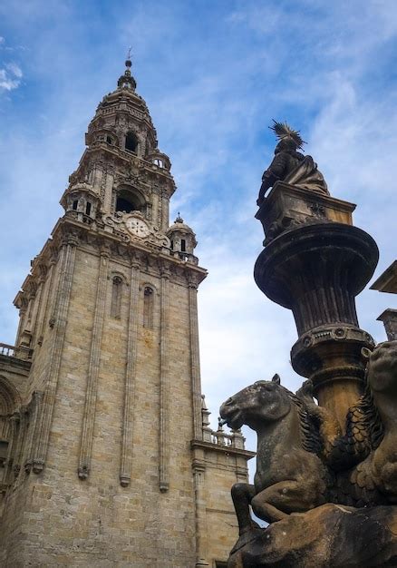 Cathédrale de Saint Jacques de Compostelle Galice Espagne Photo Premium