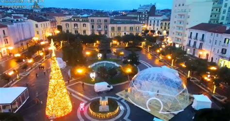 Piazza Vittorio Emanuele Ii Getting Ready For Christmas In Campobasso