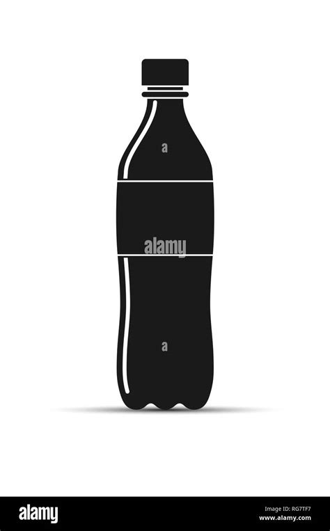 Simple drawing of a plastic bottle with a drink Stock Vector Image ...