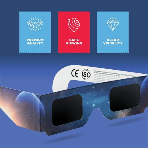 Medical King Gafas De Eclipse Solar Aprobadas 2024 Paquete De 10