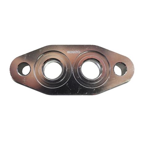 Oil Port Adapter Cooler Plate For Ls1 Ls Lsx Engines Oil Pan 2 6an Orb Ports Ebay