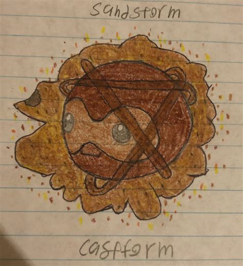 My Take On A Sand Storm Castform Hope My Like It Rmandjtv