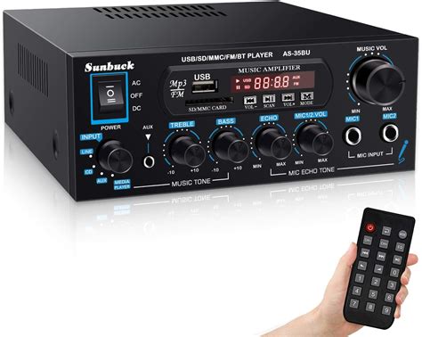 Sunbuck Mini Amplificador Hifi Audio Bluetooth V Receptor