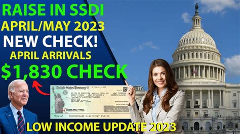 New SSI Check April May 2023 Raise In SSDI Disability Seniors