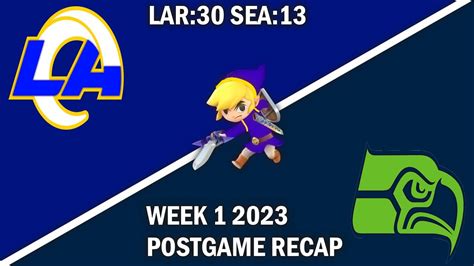 Los Angeles Rams Vs Seattle Seahawks Week 1 2023 Postgame Recap Youtube