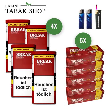 Break Rot Original Volumen Tabak X G Break Plus H Lsen