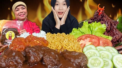 DUO RENDANG PALING NENDANG RENDANG MAMA FUJI TAMBAH INDOMIE GORENG