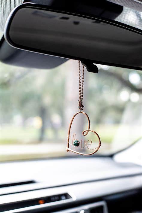 Rear View Mirror Car Charm Rear View Mirror Charms Rearview Etsy