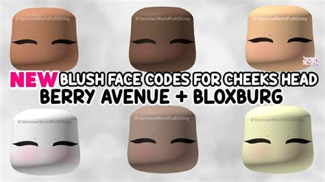 Roblox Berry Avenue Cheek Head Code CHEEKS HEAD CODE IN BERRY AVE In