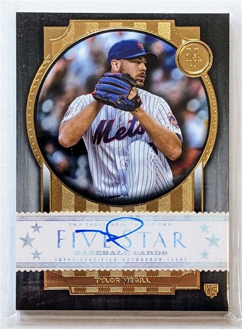 Topps Five Star Autographs Fsa Tm Tylor Megill Au Rc For