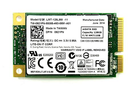 Dysk SSD Lite On LMT 128L9M 128 GB mSATA sprzęt poleasingowy i