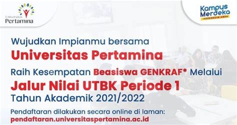 Pendaftaran Universitas Pertamina Newstempo