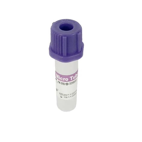 Micro de plástico Tubo de extracción de sangre de 0 5 ml del tubo de